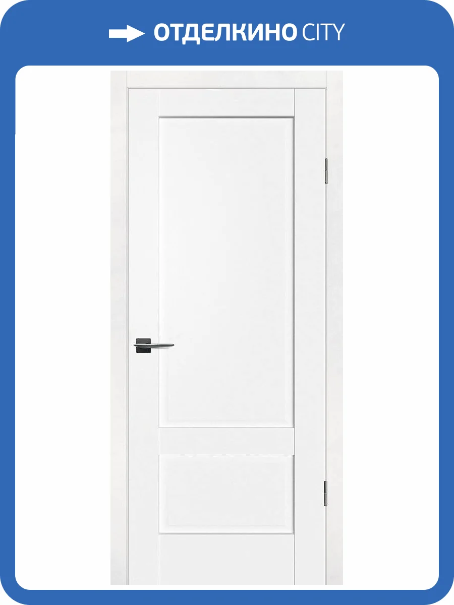 Межкомнатная дверь Profilo Porte экошпон PSC-44, глухая, белый 800x2000 фото 2