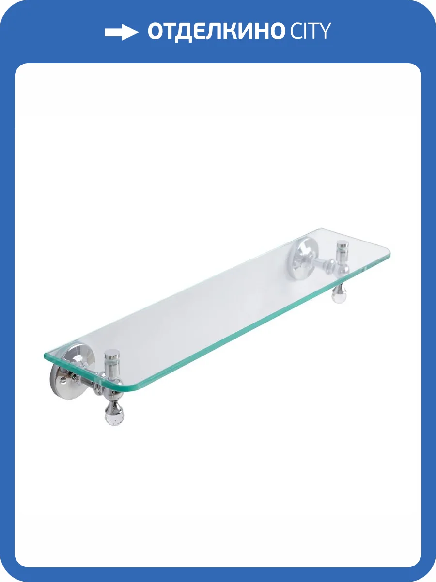 Полка Art&Max Antic Crystal AM-E-2682CSJ-Cr хром фото 3