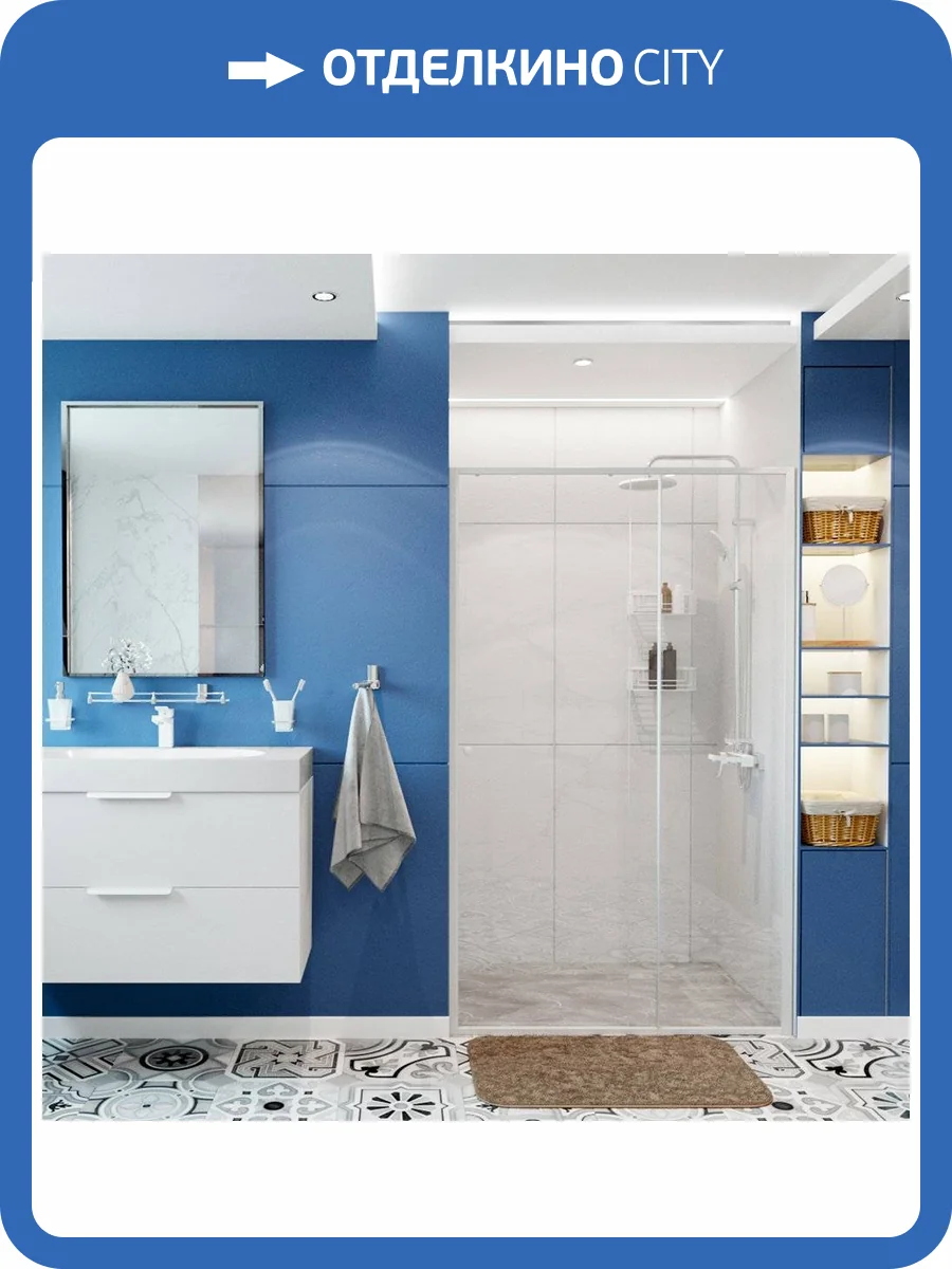 Душевая дверь в нишу Wasserkraft Rhin 44S13 фото 9