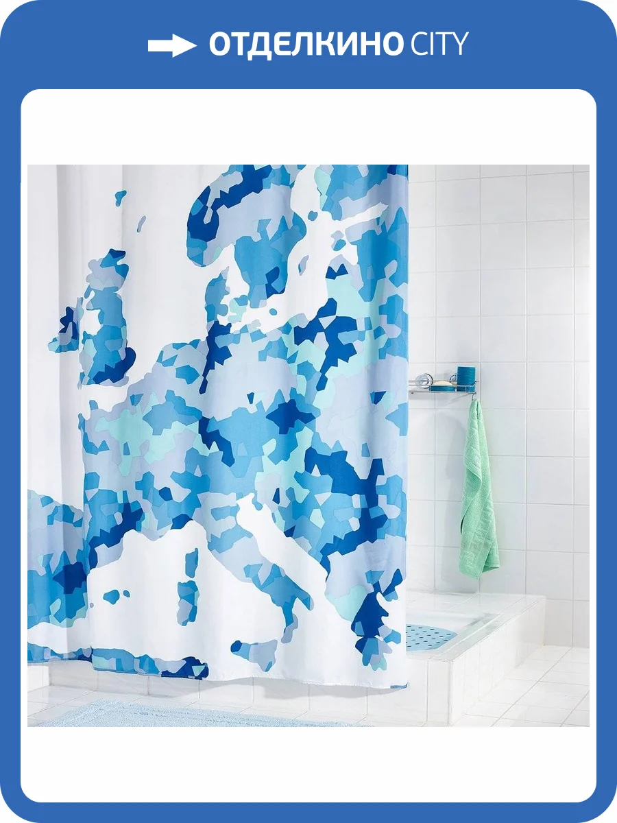 Штора для ванной Ridder Europe 47840 180x200 фото 2