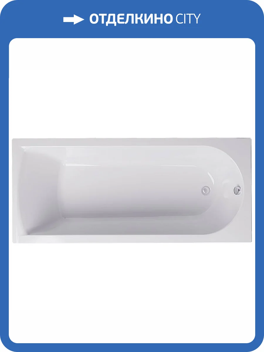 Акриловая ванна Timo Mika MIKA1880 180x80 без каркаса фото 6