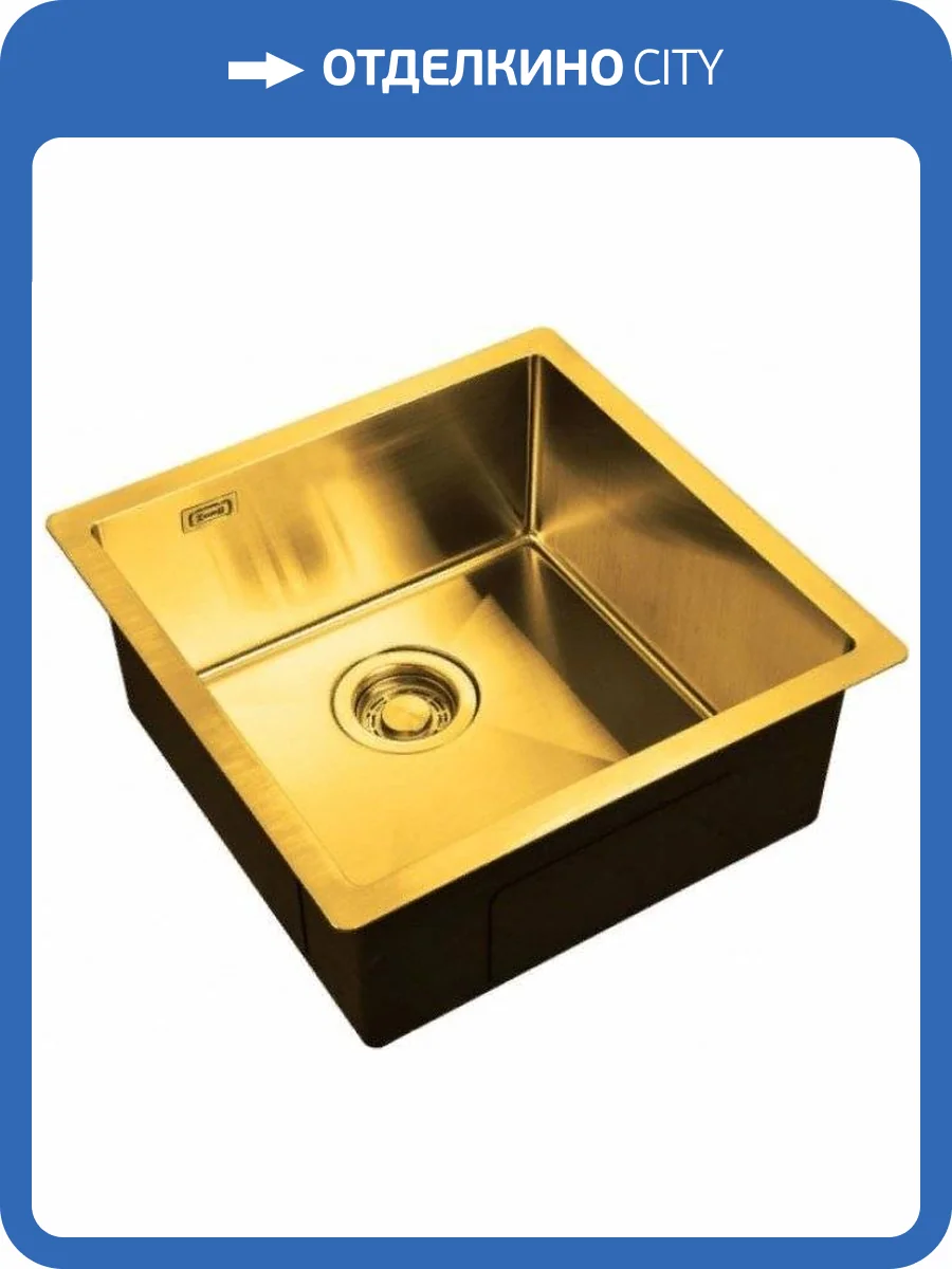 Мойка кухонная Zorg Light ZL R 440440 BRONZE фото 3