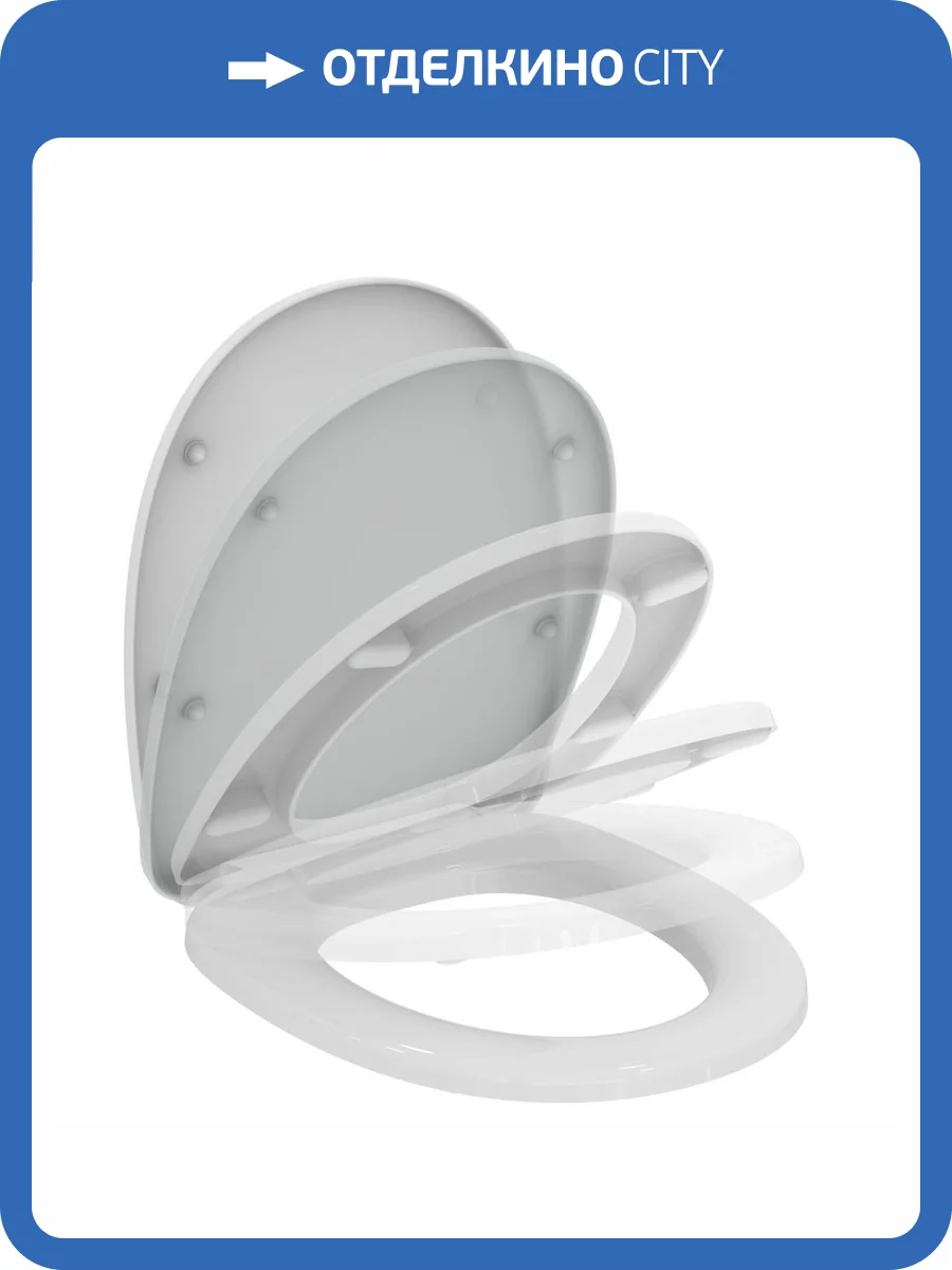 Крышка-сиденье Ideal Standard Ecco-Eurovit W301801 с микролифтом, Euro White (Евробелый) фото 5