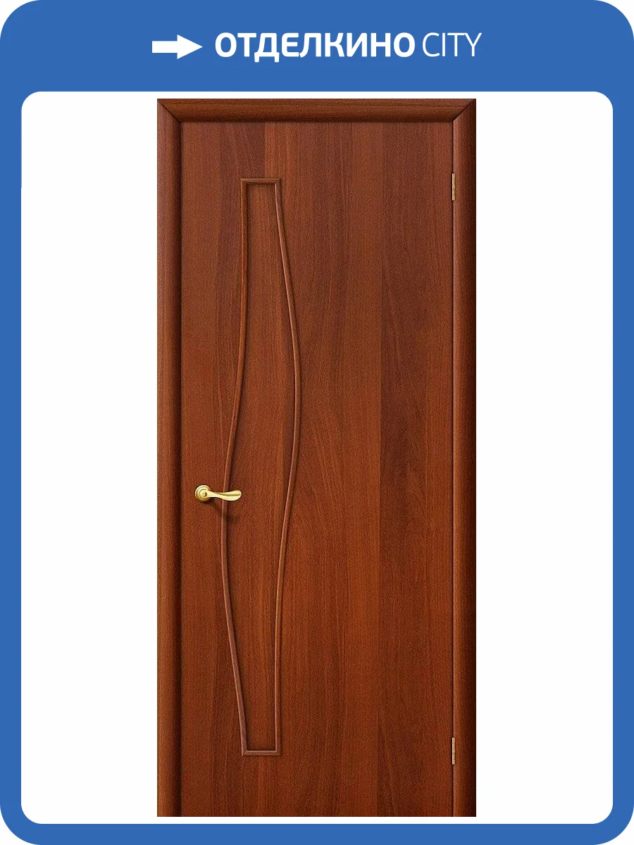 Межкомнатная дверь Bravo 010-0461 6Г Л-11 ИталОрех 2000x700 фото 2