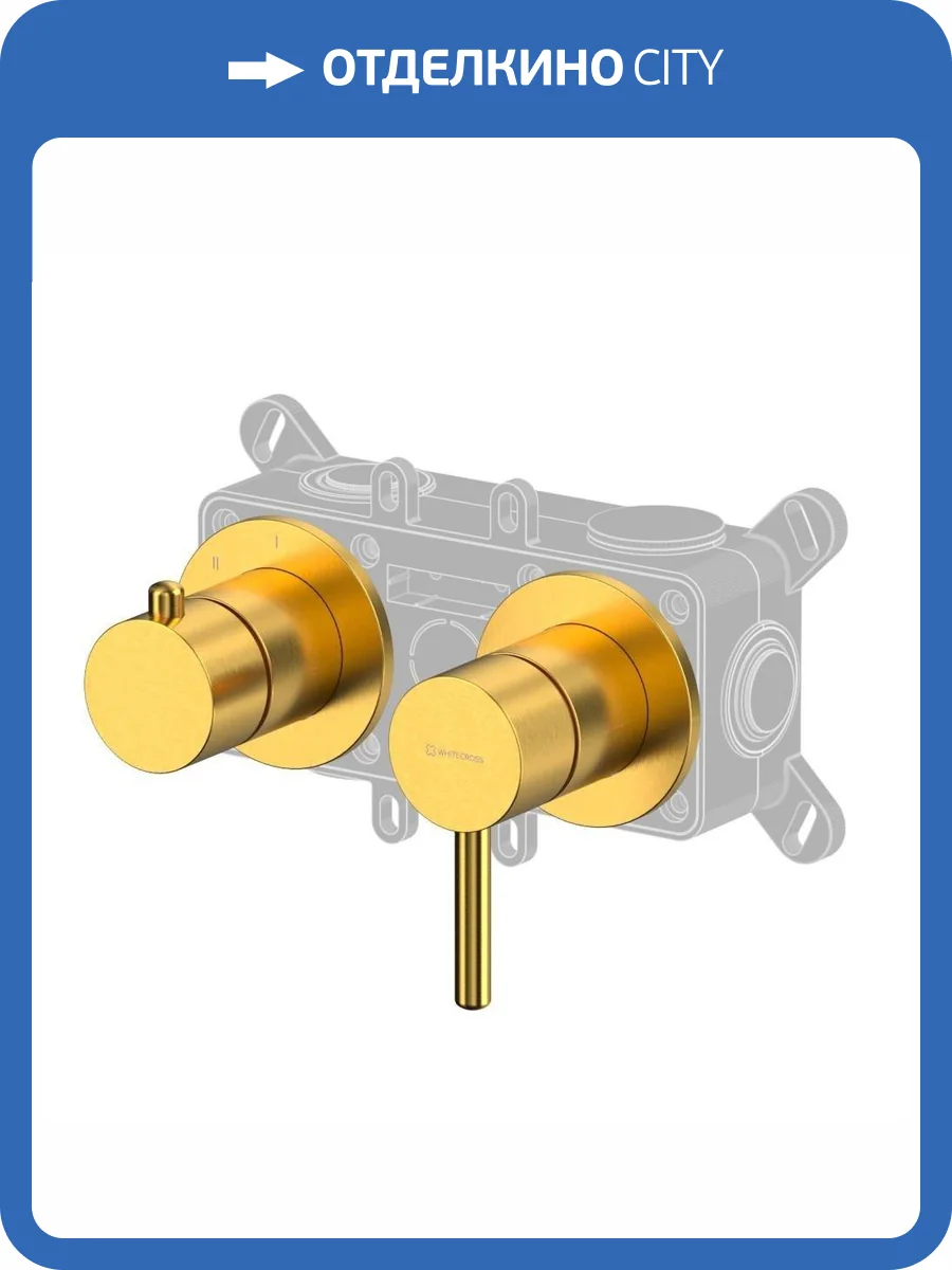 Смеситель для душа WHITECROSS Y Y1243GLB брашированное золото фото 3