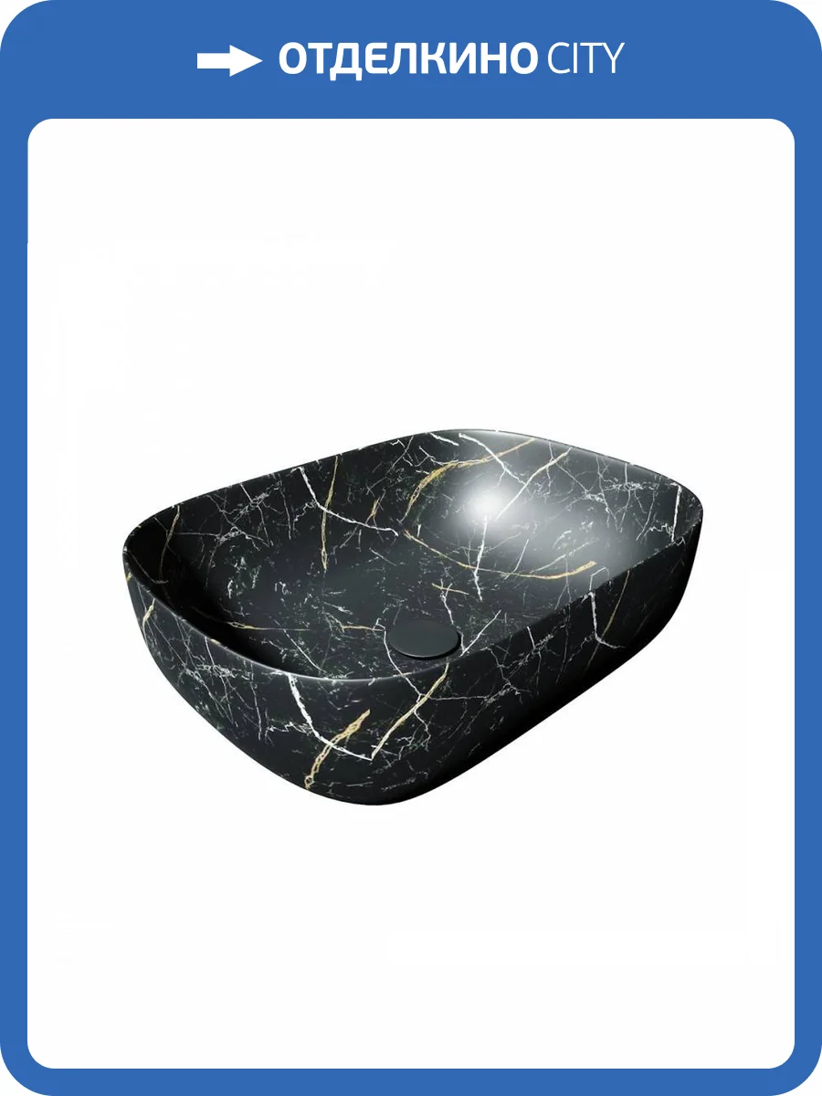 Раковина Maretti Florenza FL13NS25-560MR черный мрамор фото 10