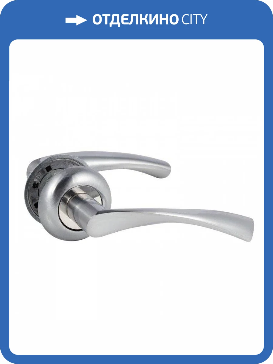 Ручка BUSSARE EURO/FIN E-14-01 MAT.CHROME матовый хром фото 2