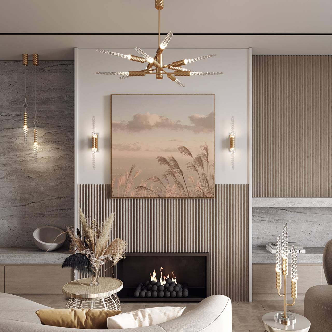 Подвесной светильник Odeon Light Kolos 5449/4L фото 3