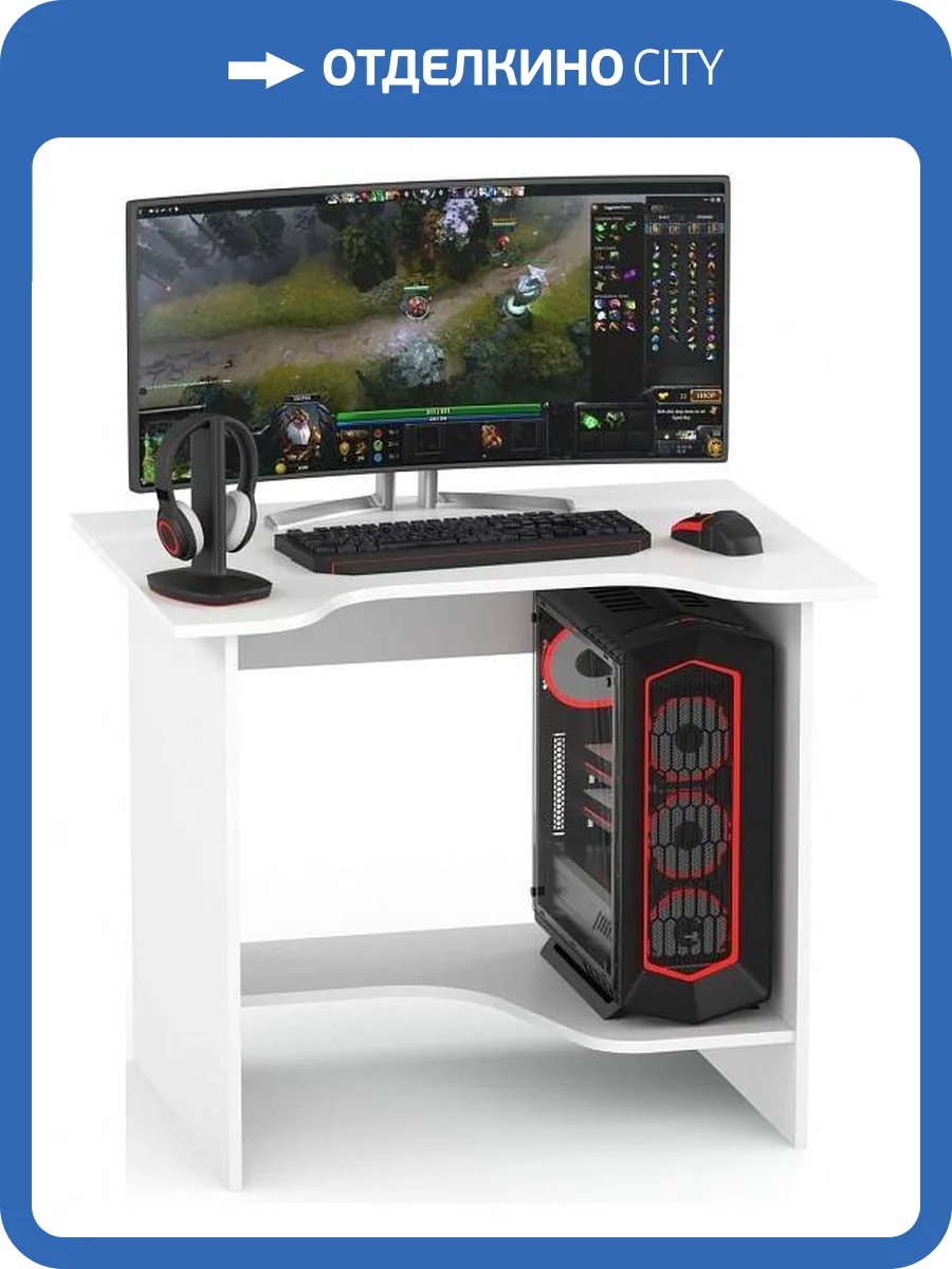 Стол компьютерный Сокол КСТ-03 00-00010958, 4680212010132 Белый фото 4