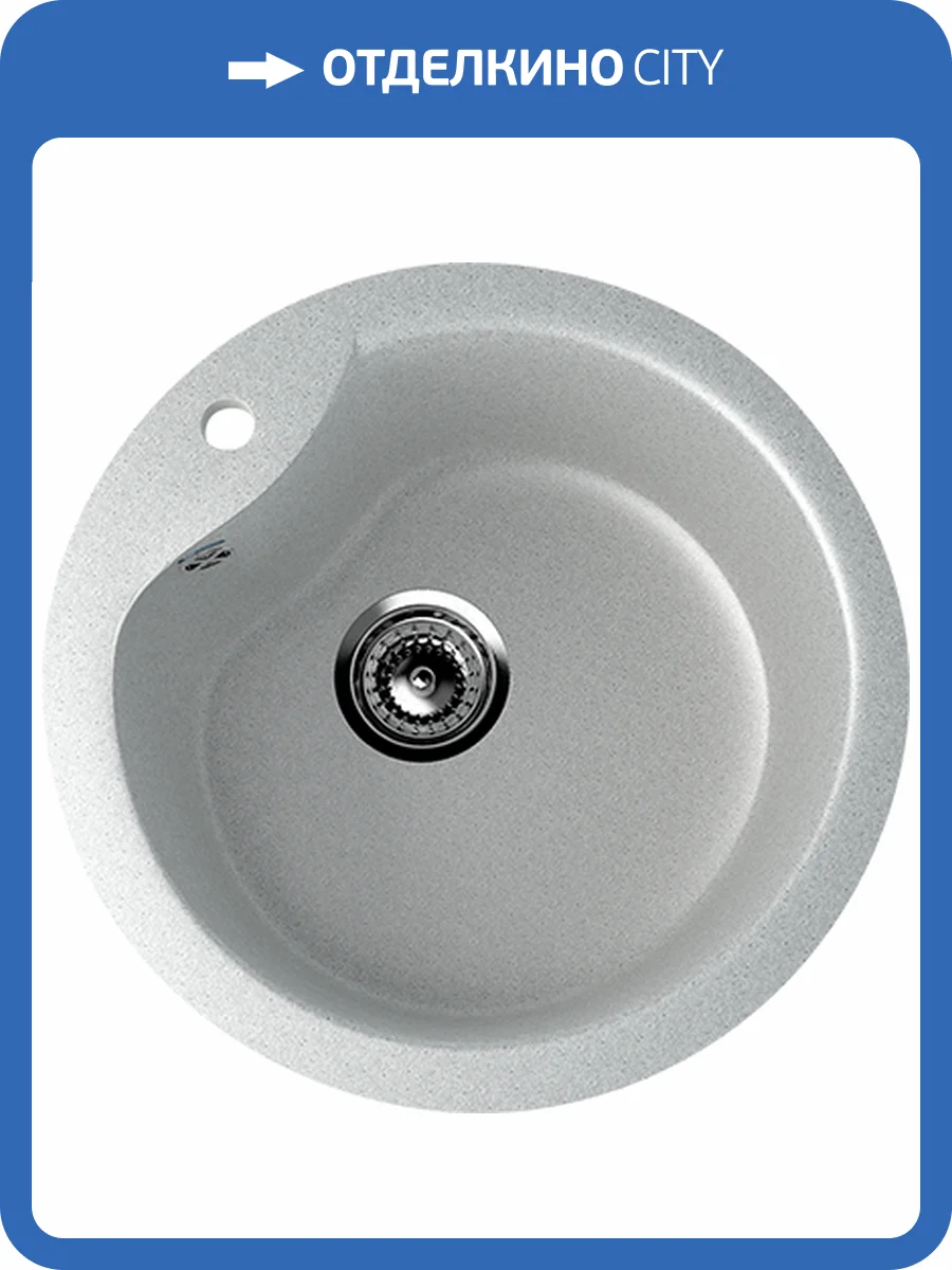 Мойка кухонная Ulgran Classic U-102-310 серая фото 3