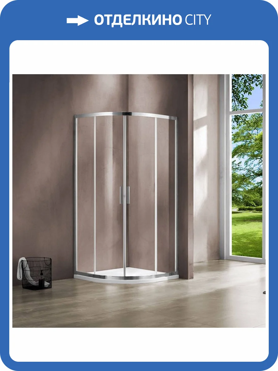 Душевой уголок Vincea Garda VSQ-1G100CL 100x100, профиль хром, стекло прозрачное фото 8