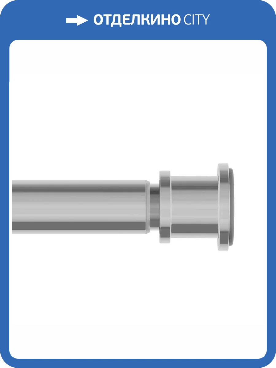 Карниз для ванны Iddis Elegante RSC0120i14 110-200 см, хром глянцевый фото 8