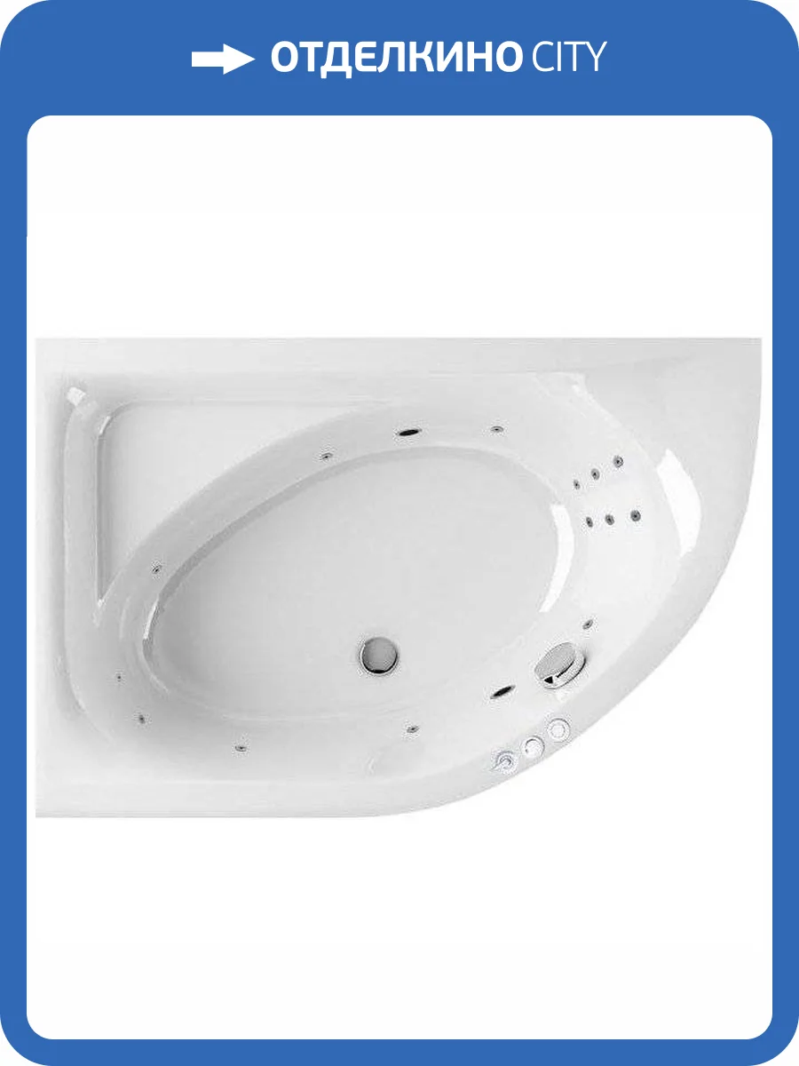 Акриловая ванна Excellent Aquarella WAEX.ARL15.SMART 150x100 левая фото 8