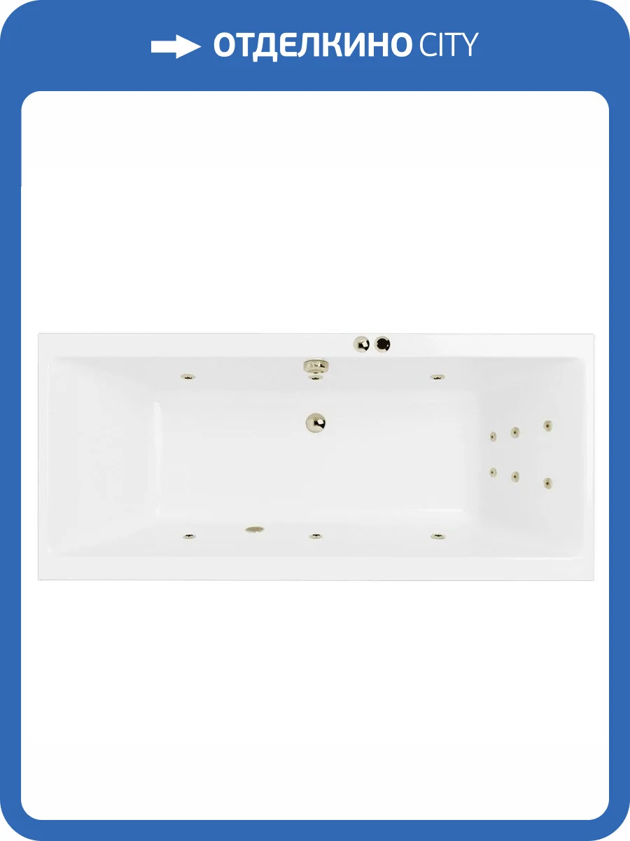 Акриловая ванна Excellent Pryzmat Slim LINE WAEX.PRY17S.LINE.BR 170x75 бронза фото 4