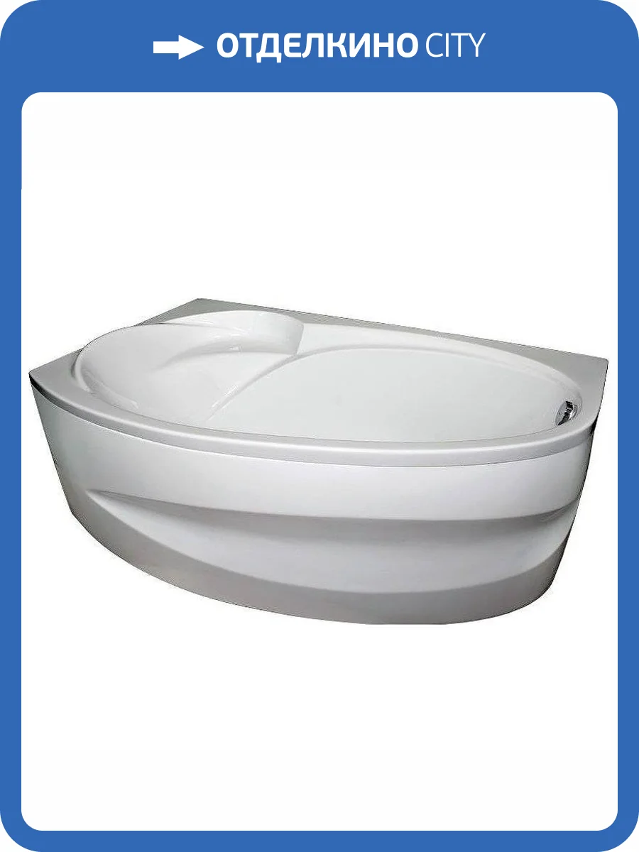 Акриловая ванна для комплекта Marka One Julianna 01дж1410л 170x100 L фото 3