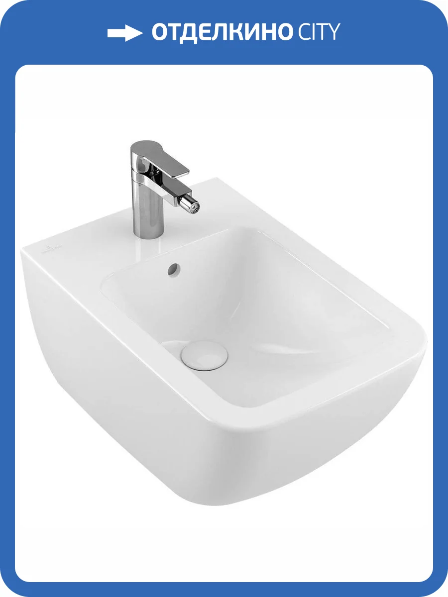 Биде подвесное Villeroy&Boch Venticello 441100R1 альпийское белое фото 9