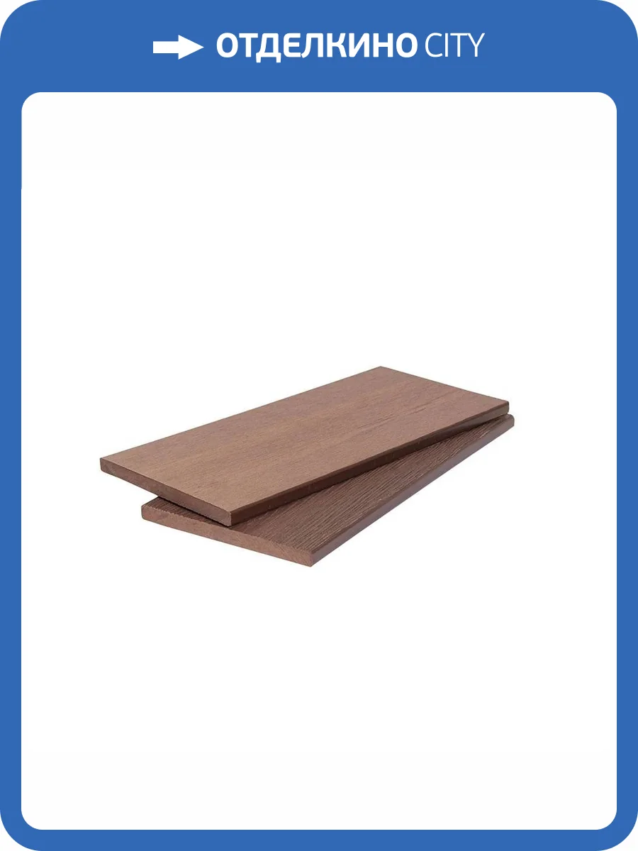 Универсальная доска Polivan Group Denpasar Brushing Mix Светло-коричневый ДПК 2900x140x11 фото 2
