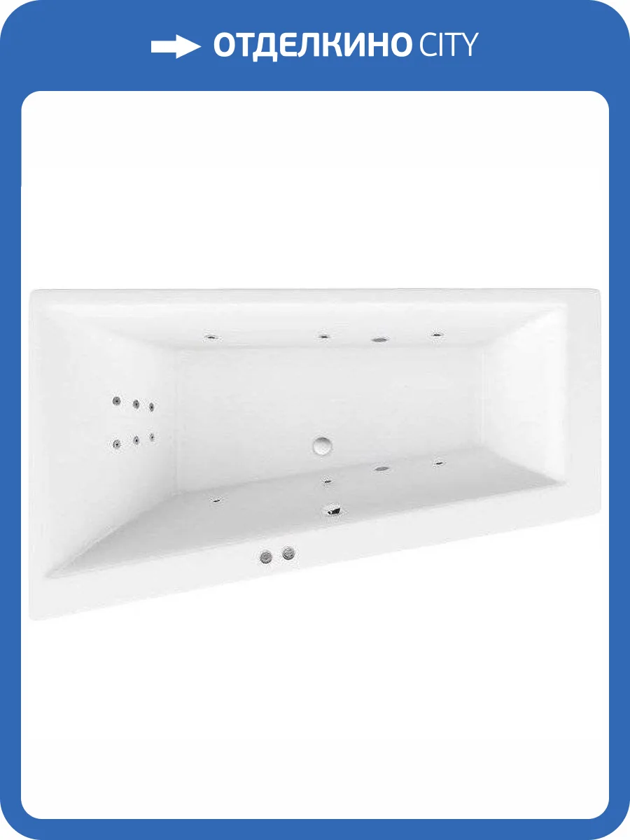 Акриловая ванна Excellent Sfera Slim WAEX.SFL17S.LINE.CR 170x100 левая фото 9