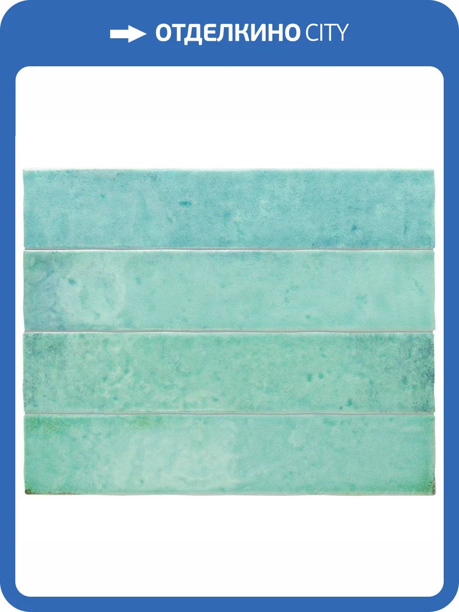 Керамическая плитка Equipe Menorca 31629 Aqua 6.5x32.8 фото 3
