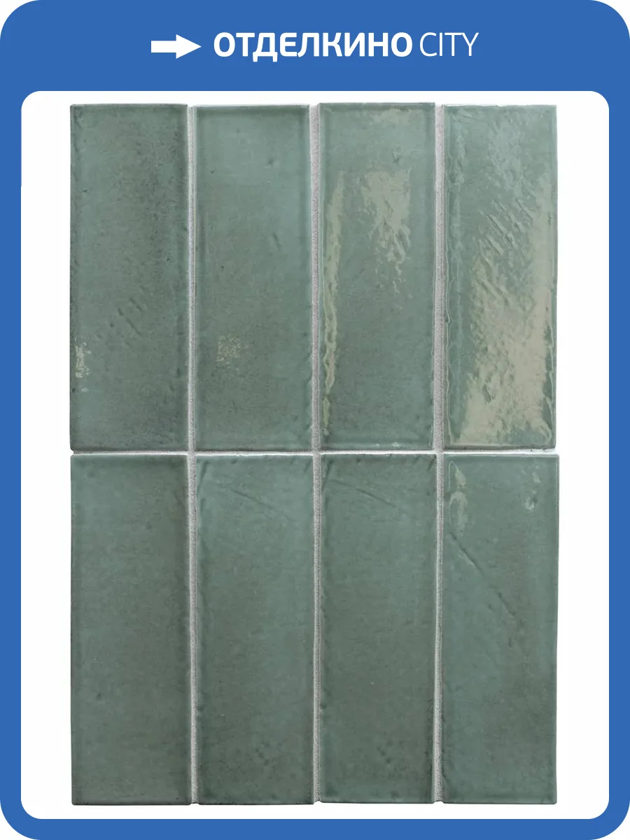 Керамогранит Equipe Miyako 32328 Oil Blue Gloss 5x15 фото 23