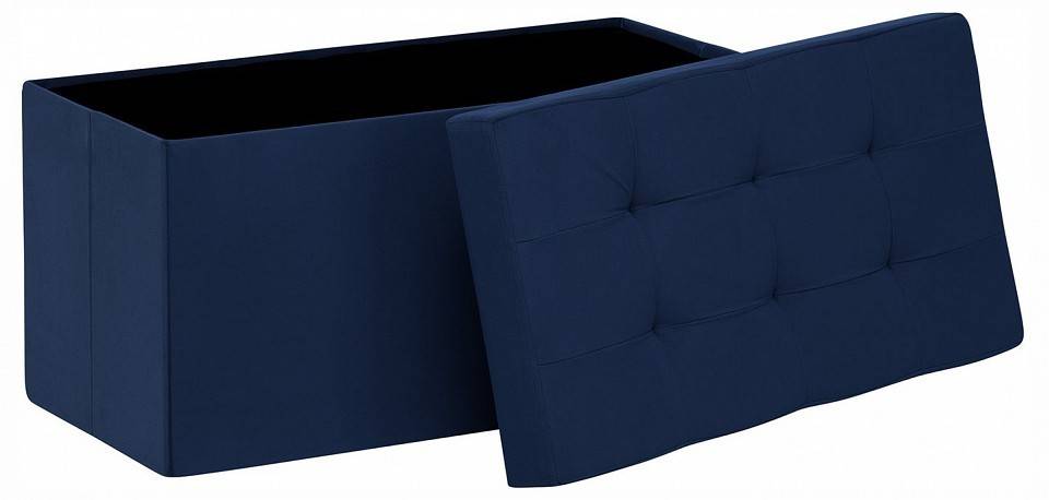 Банкетка-сундук Leset Леда 4687205442208 Темно-синяя Velutto 26 фото 4