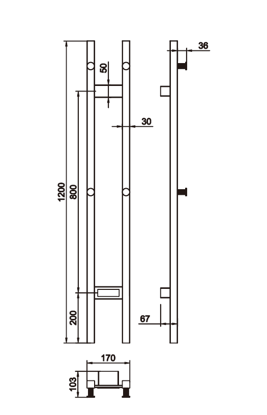 Полотенцесушитель электрический Boheme 728-NB Nickel Brush фото 4