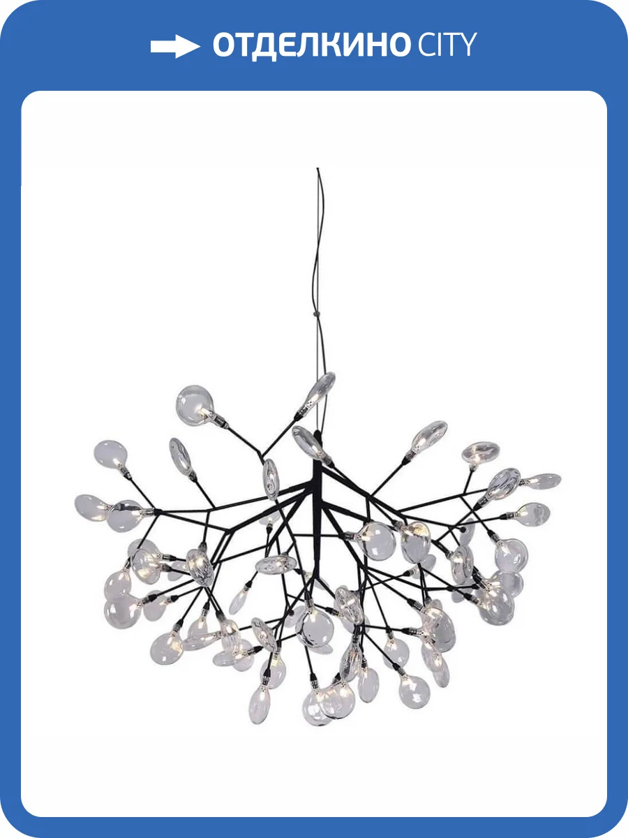 Подвесная люстра Crystal Lux Evita SP63 BLack/Transparent фото 2