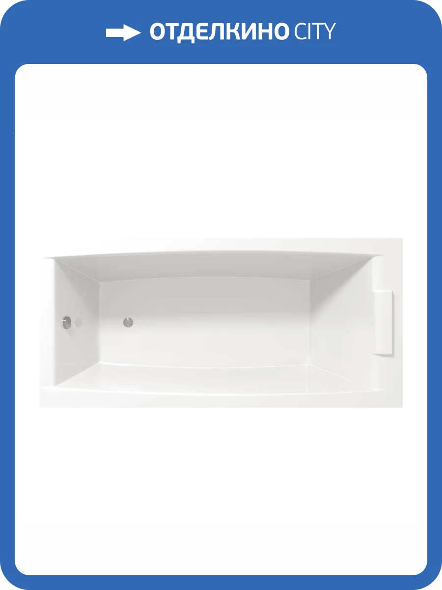 Акриловая ванна Creto Elite 180x80 с каркасом фото 9