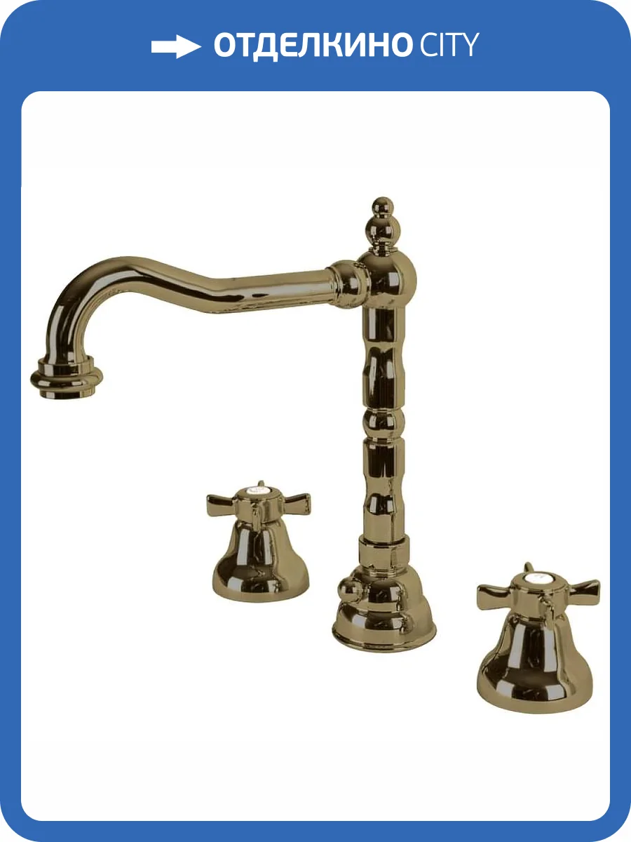 Смеситель для раковины Cezares LORD-BLS2-02 бронза фото 4
