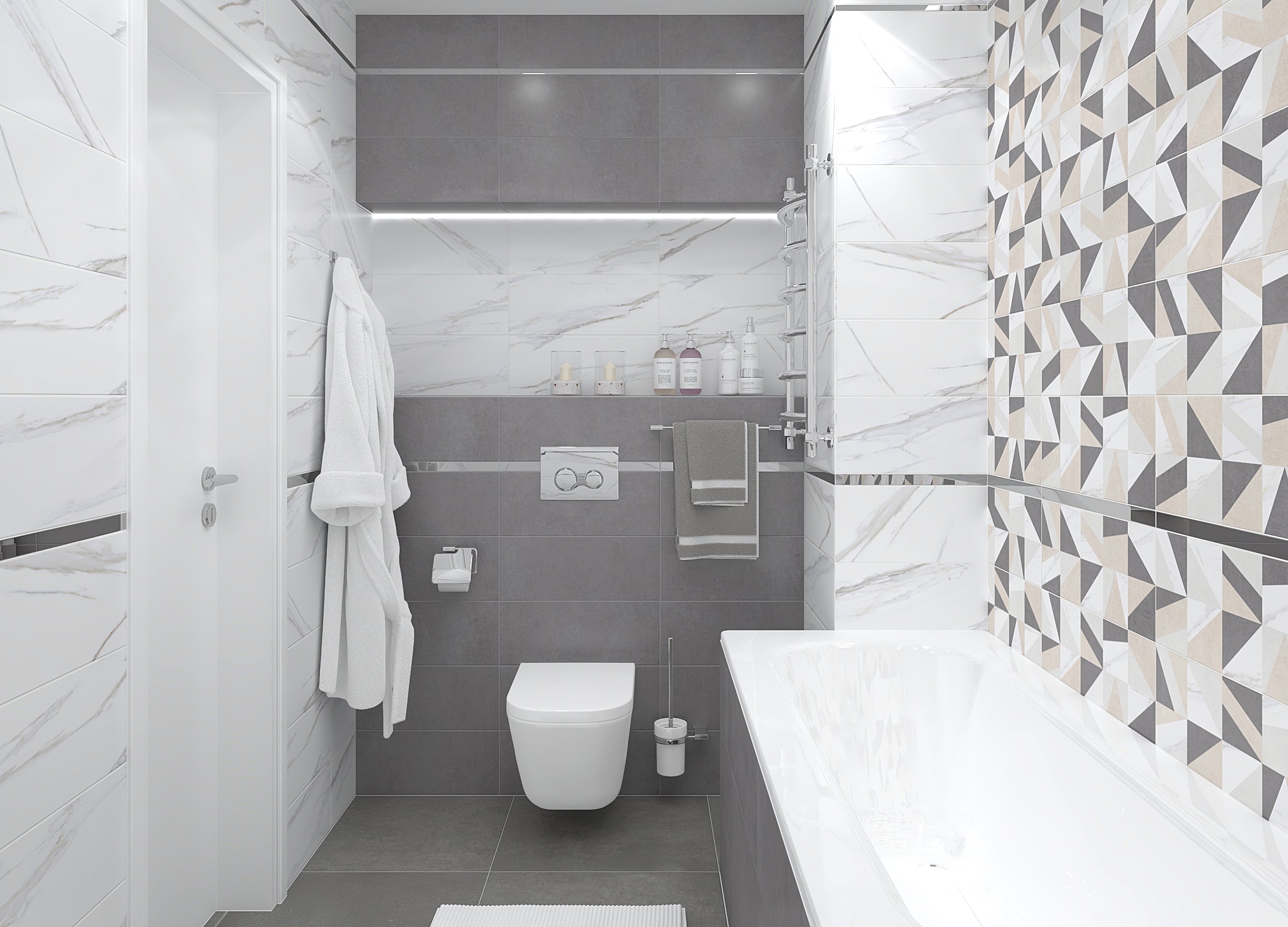 Laparet Elegance мозаика белый фото 3