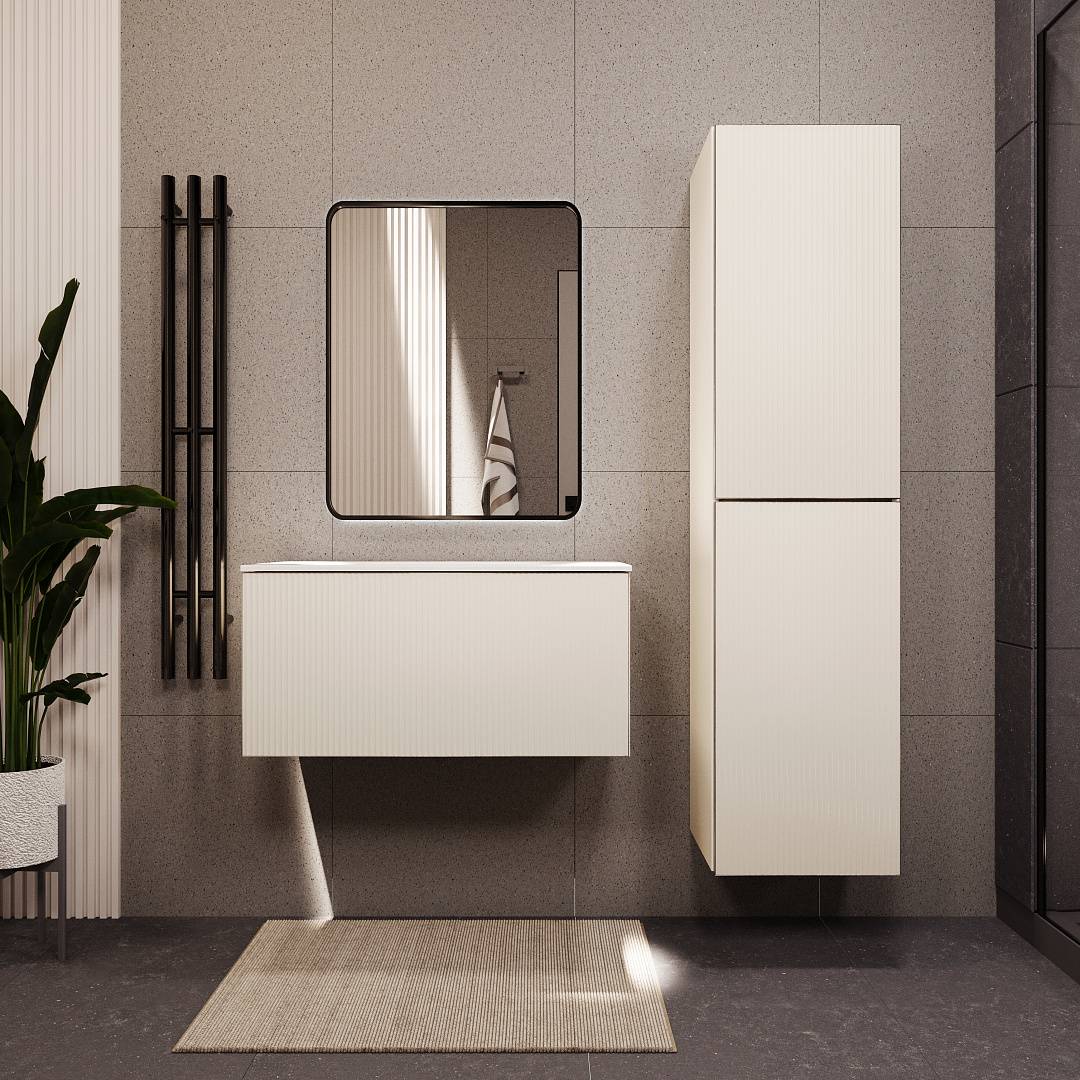 Тумба с раковиной Terminus Euromix EUR10801900101OSL айвори, 80x38 фото 2