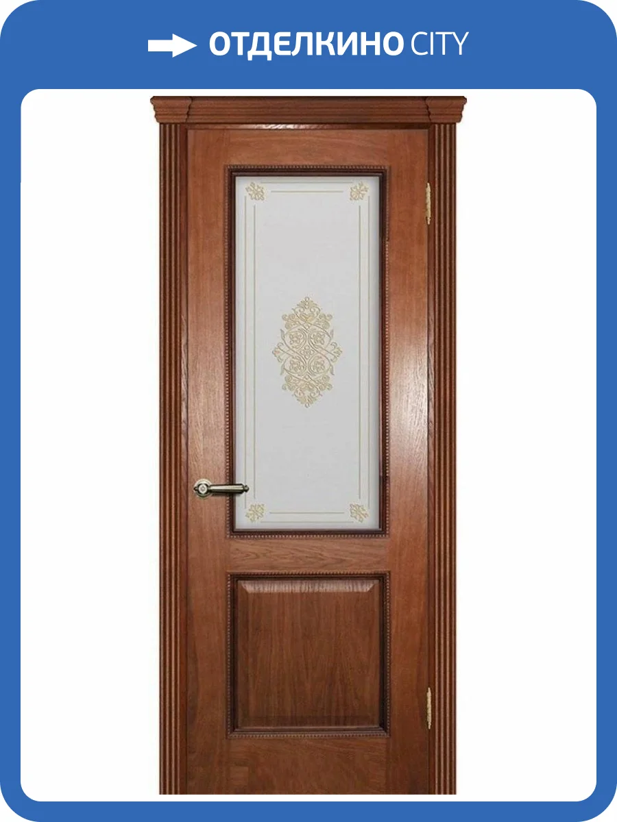 Межкомнатная дверь шпон Текона ФРЕЙМ 02, остеклённая, дуб, патина шоколад 700x2000 фото 2