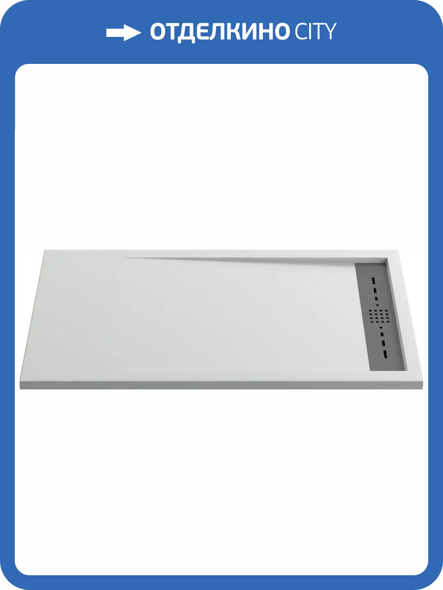 Поддон для душа Good Door Stella 120x80 с сифоном фото 3