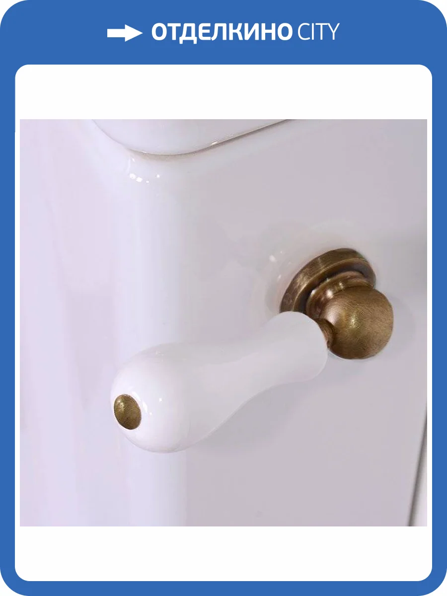 Механизм слива Kerasan Waldorf/Retro 756993 с боковой ручкой (уст-ка справа) фото 4