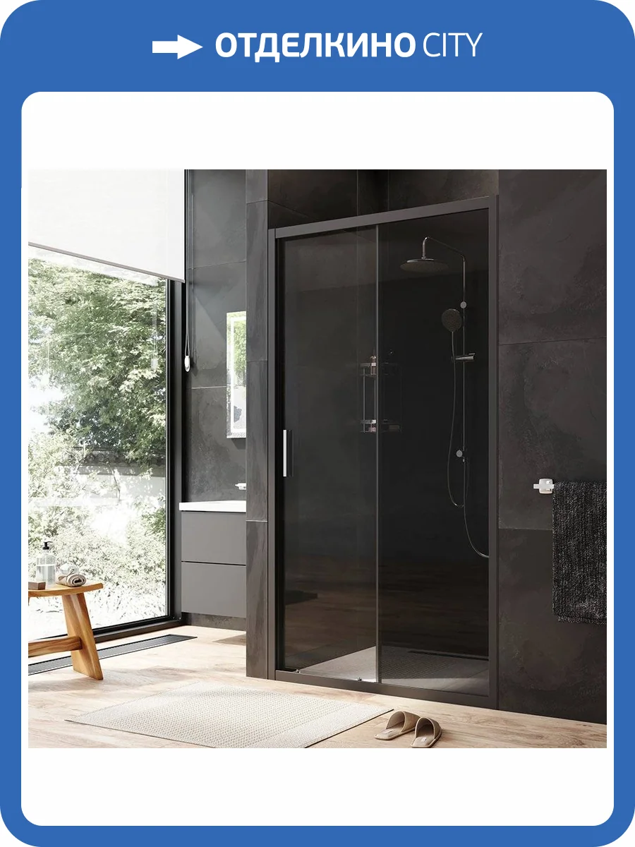 Душевая дверь в нишу AM.PM Gem Solo W90G-110-1-195BG 110 см фото 7