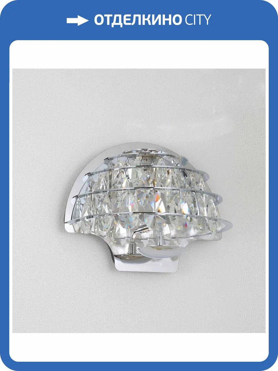 Бра Alfa Light F4024-23 B300x200mm CH LED фото 2