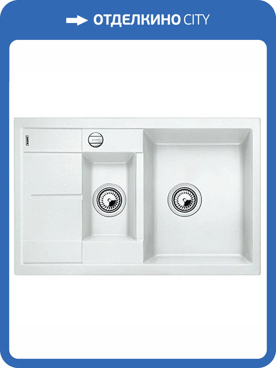 Мойка кухонная Blanco Metra 6 S Compact 513468 белый фото 5