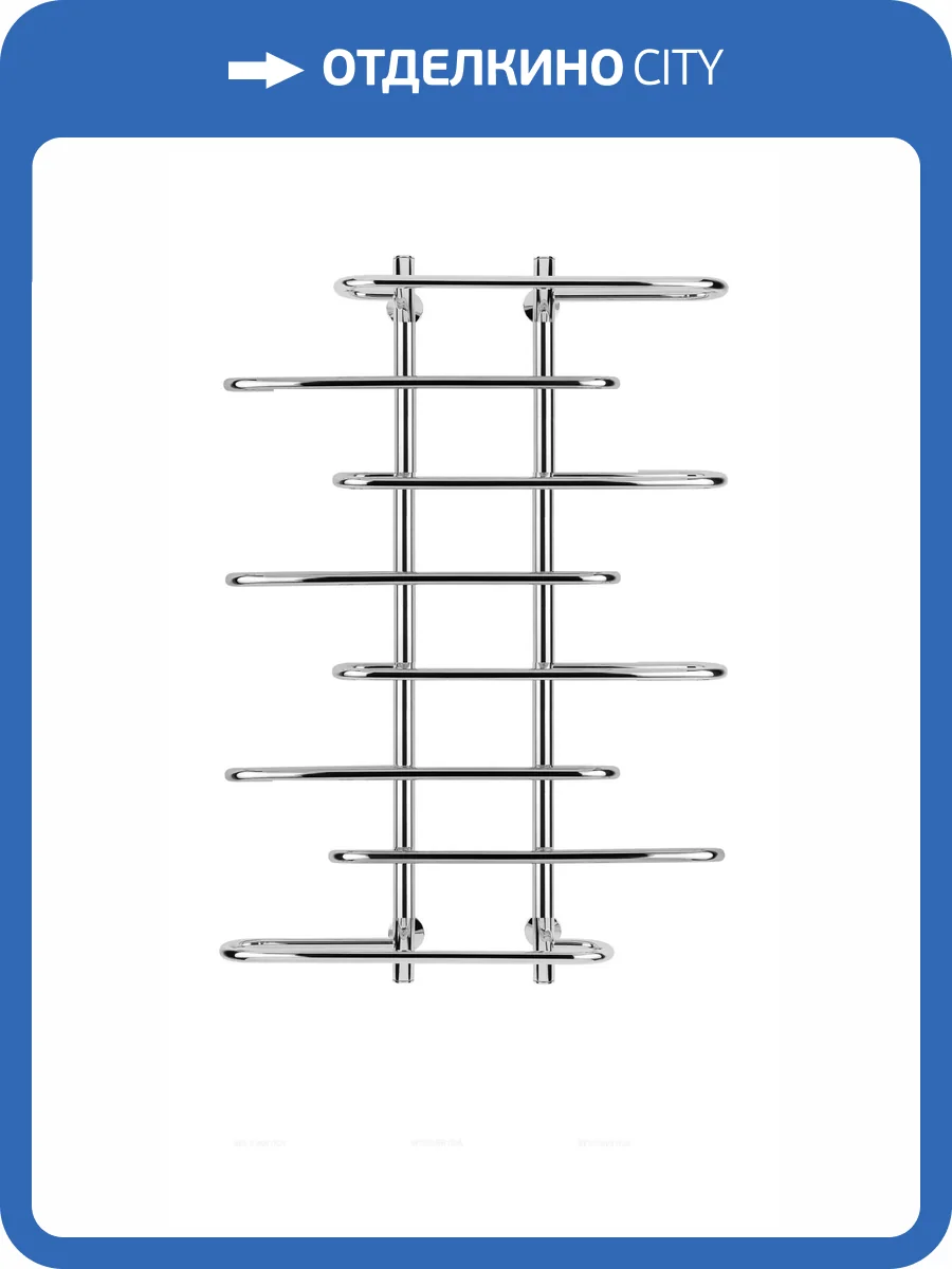 Полотенцесушитель водяной Secado Венеция 4603777446536 4 120x20x70, хром, с комплектом подключения фото 3