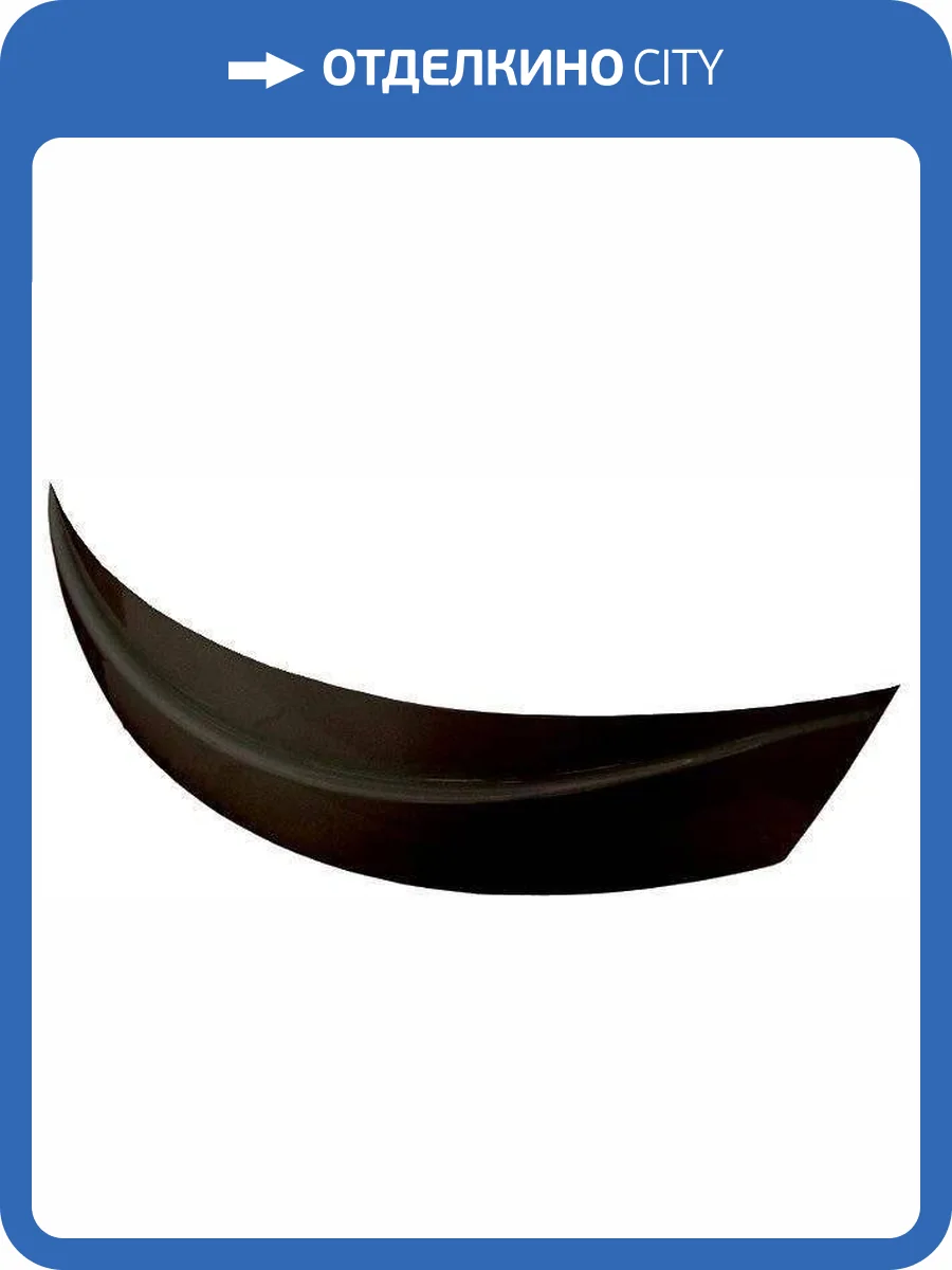 Фронтальная панель для ванны Aquanet Jamaica 160 R черная фото 3