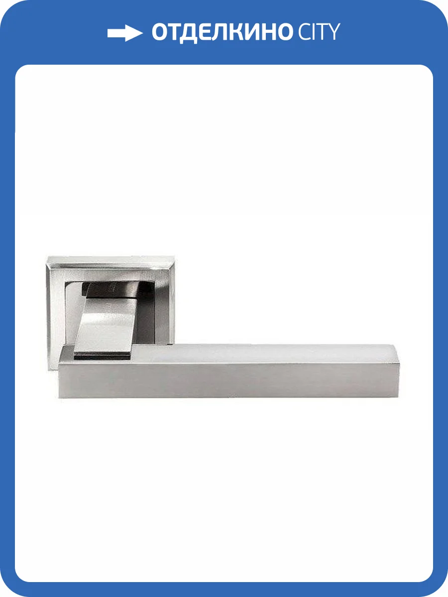 Дверная ручка Morelli DIY MH-37 DIY SC/CP-S (Матовый хром/хром) фото 3