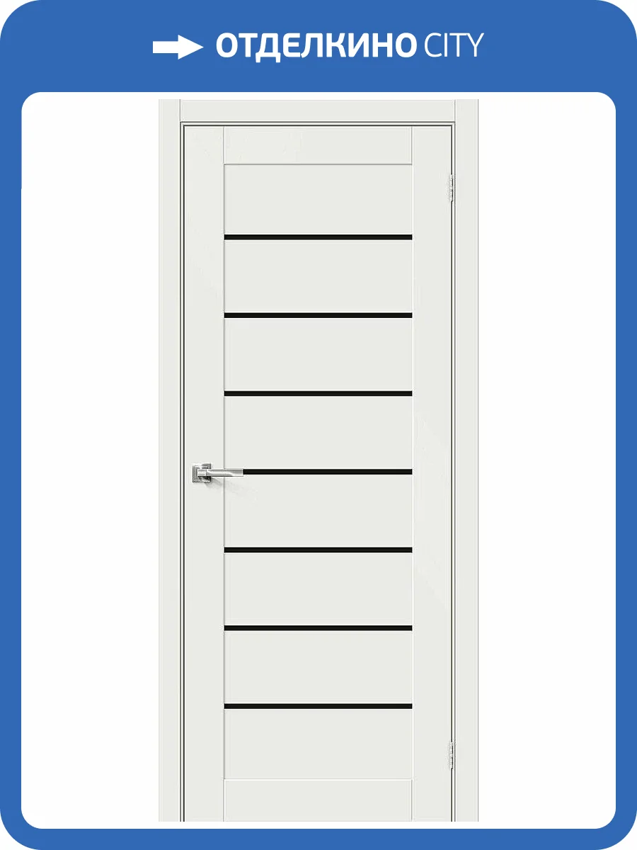 Межкомнатная дверь Bravo 066-0121 Браво-22 White Matt 200x90 фото 2