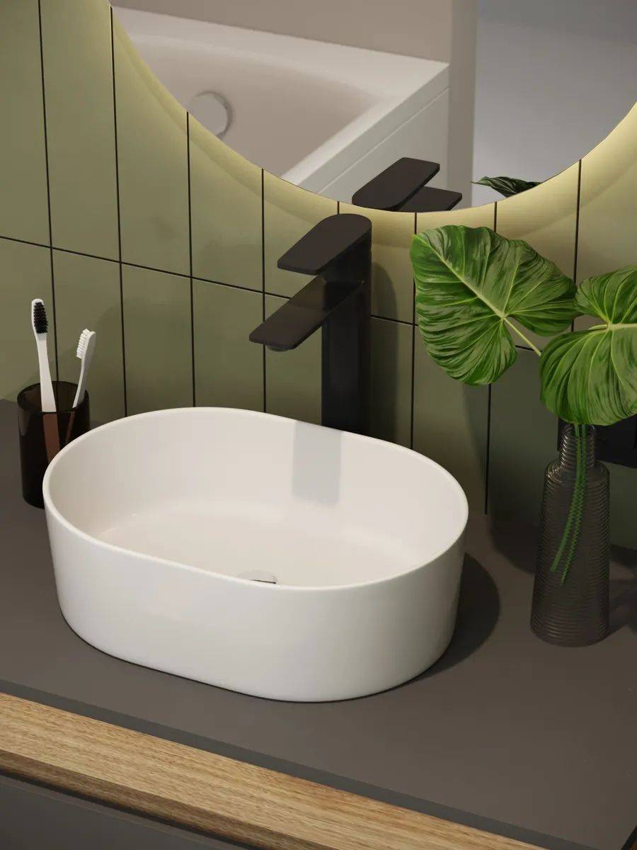 Смеситель для раковины Watersense Jessie W00338 черный матовый фото 7