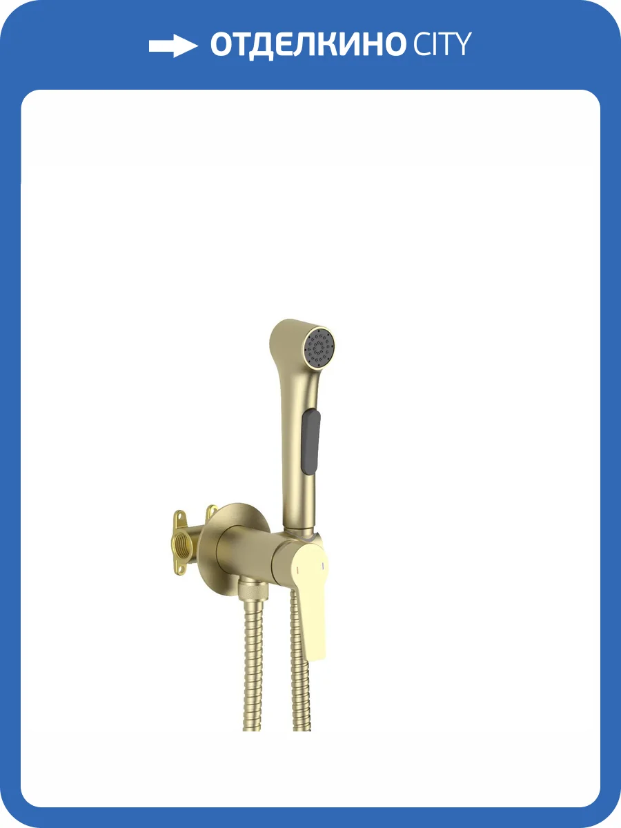 Гигиенический душ Aquatek Лугано AQ1719BG золотой брашированный фото 5