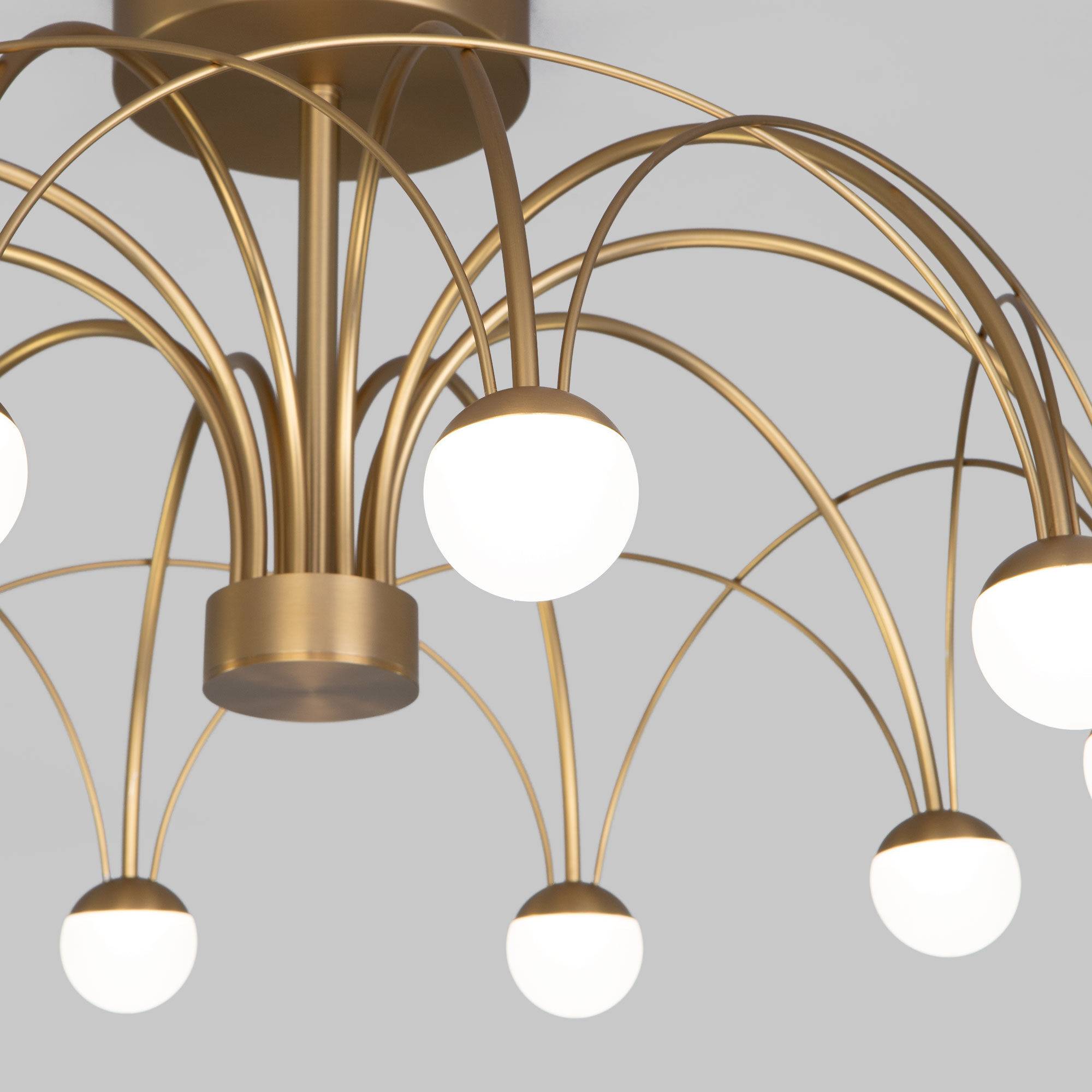 Потолочный светодиодный светильник Eurosvet Ragno 90031/10 LED золото фото 3