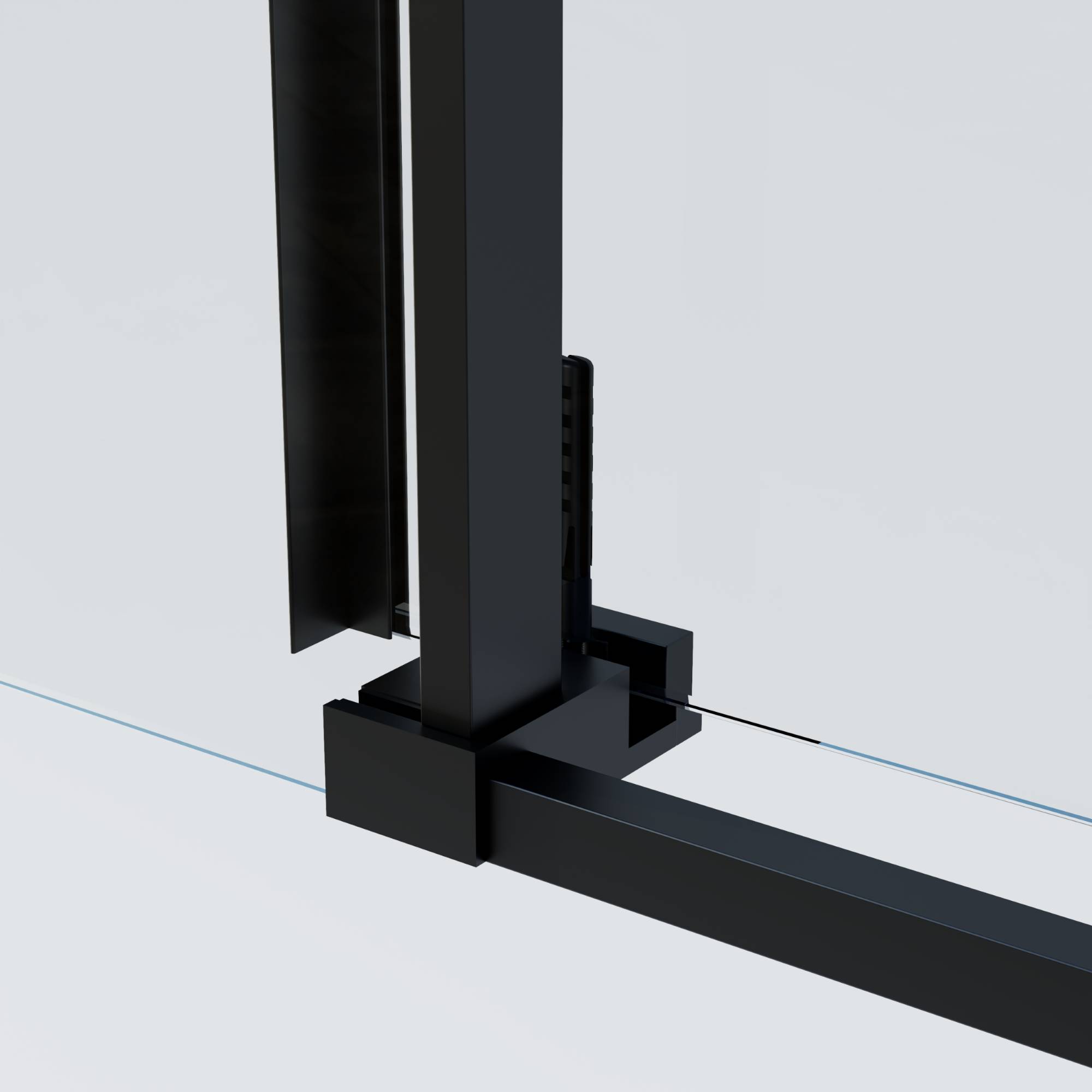 Душевой уголок Vincea Soft 2 VSR-3SO29013CLB профиль черный, стекло прозрачное, 130x90x200 фото 7