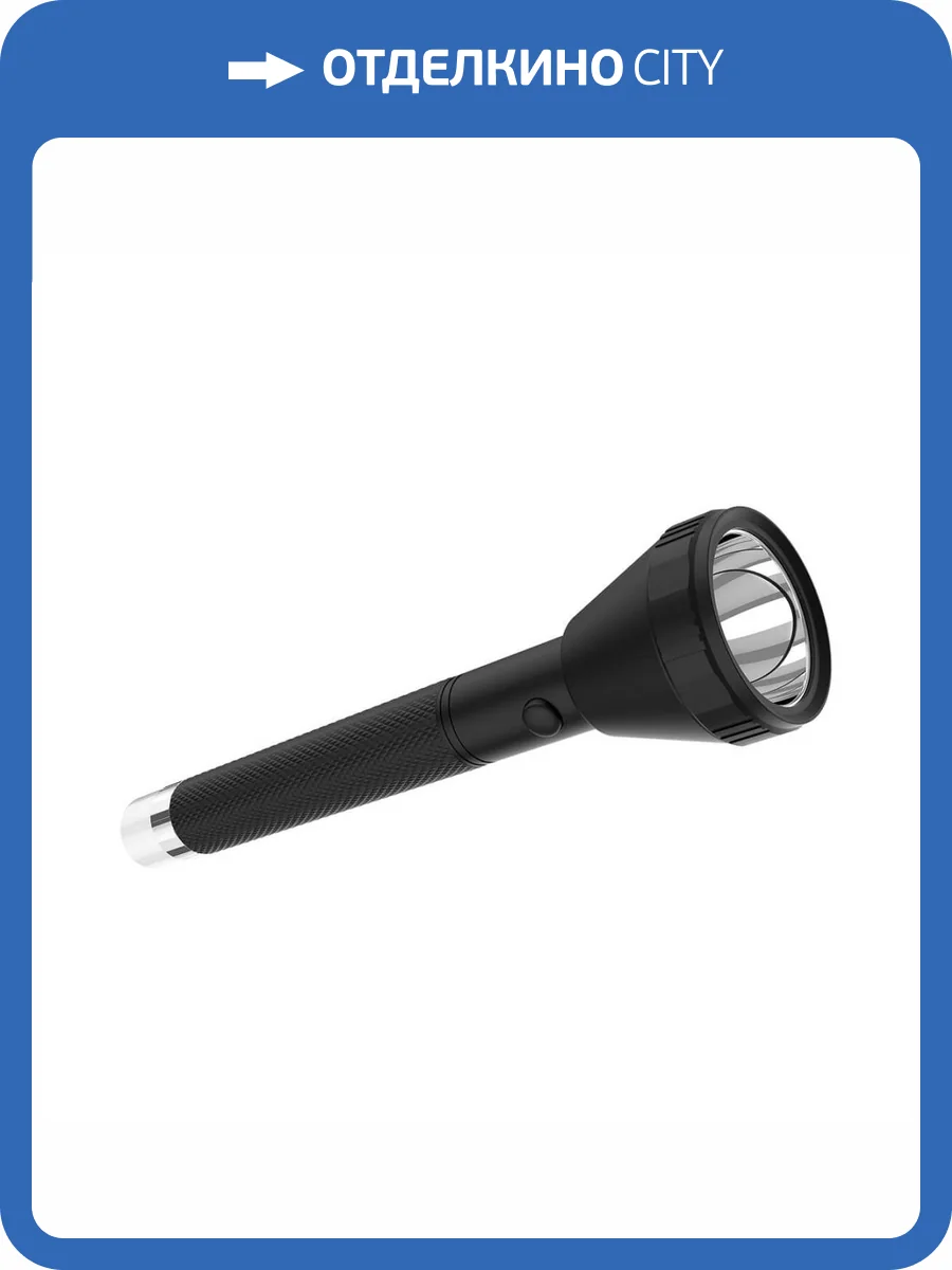 Ручной светодиодный фонарь Gauss аккумуляторный 271х63 180 лм GF201 фото 7