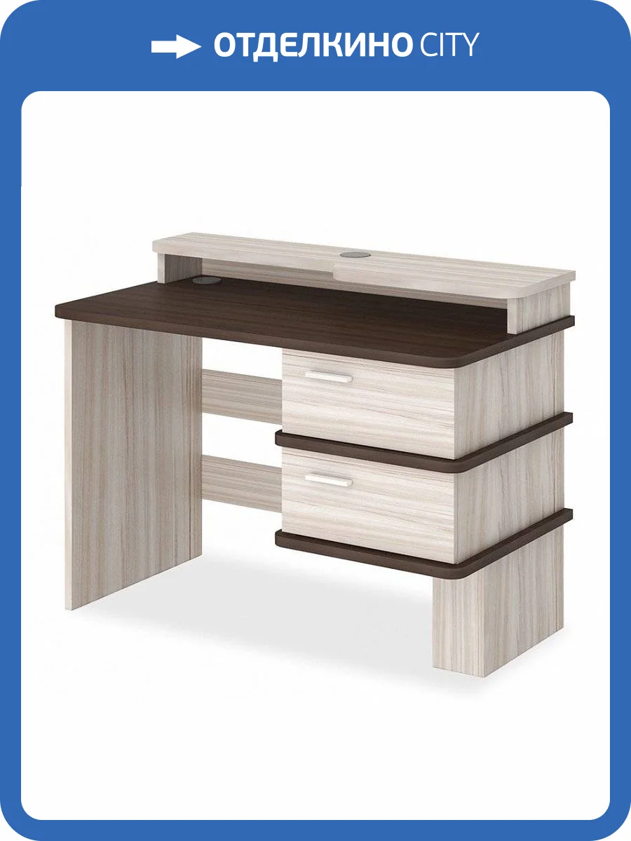 Стол компьютерный Merdes Домино MER_SD-15-C-NM-KSHK-CH фото 3