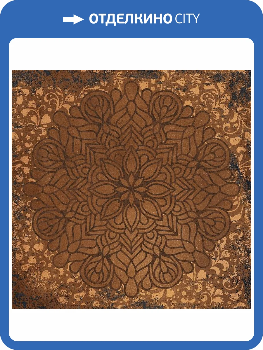 Керамогранит Colortile Rare Antique Brass Decor 60x60 фото 4