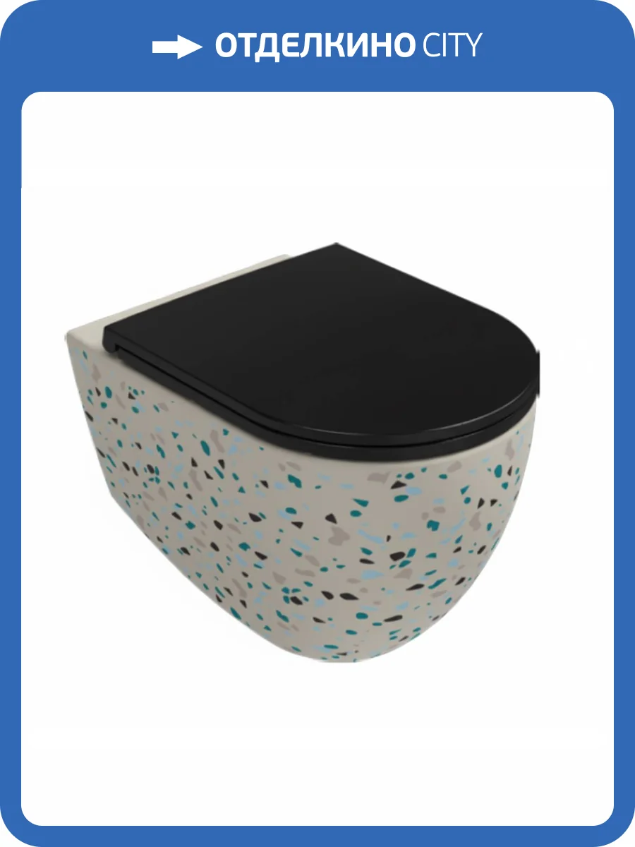 Унитаз подвесной Isvea Infinity 10NF02001SV-2K-TRZ + 40KF0521I-S безободковый, с крышкой-сиденьем микролифт, слоновая кость матовый фото 3