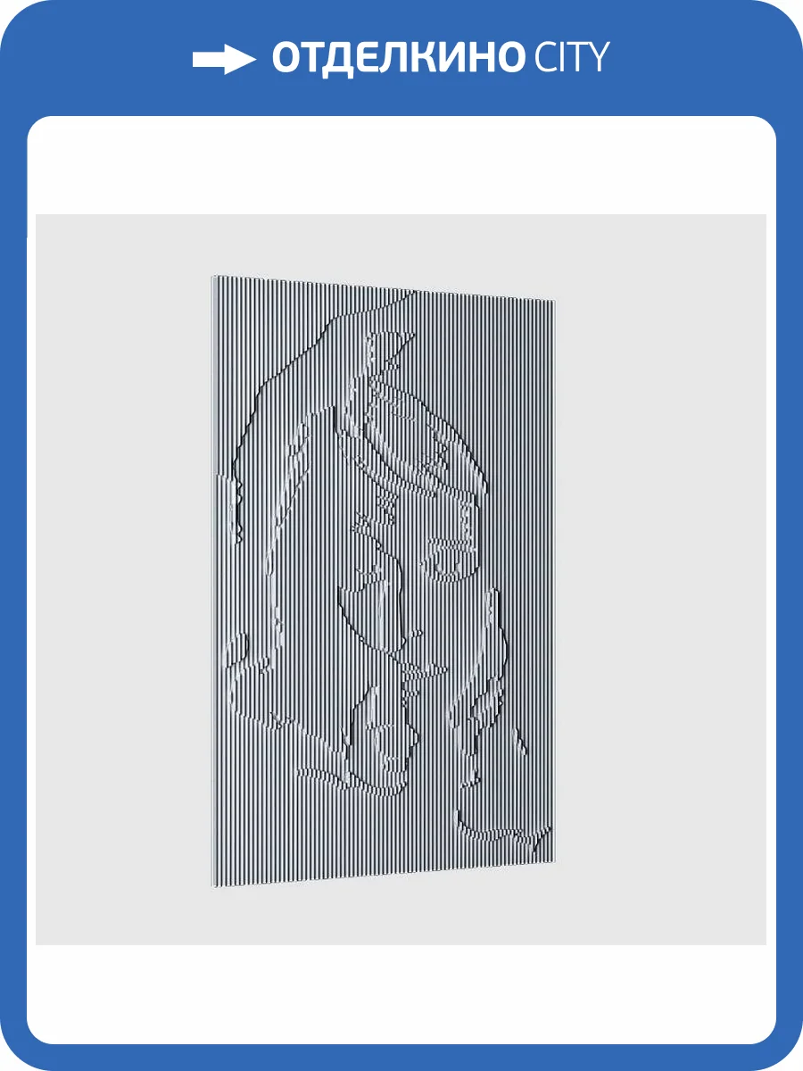 Барельеф Deco Line В-37 Face фото 3